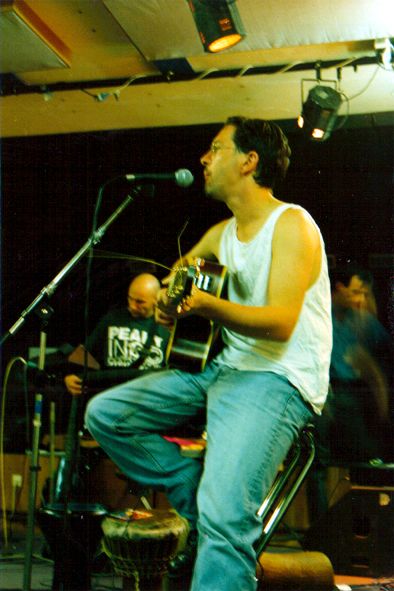 Rehearsing in the studior