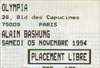 Alian bashung 05 novembre 1994