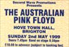 Pink Floyd UK fan convention 02 mai 1999